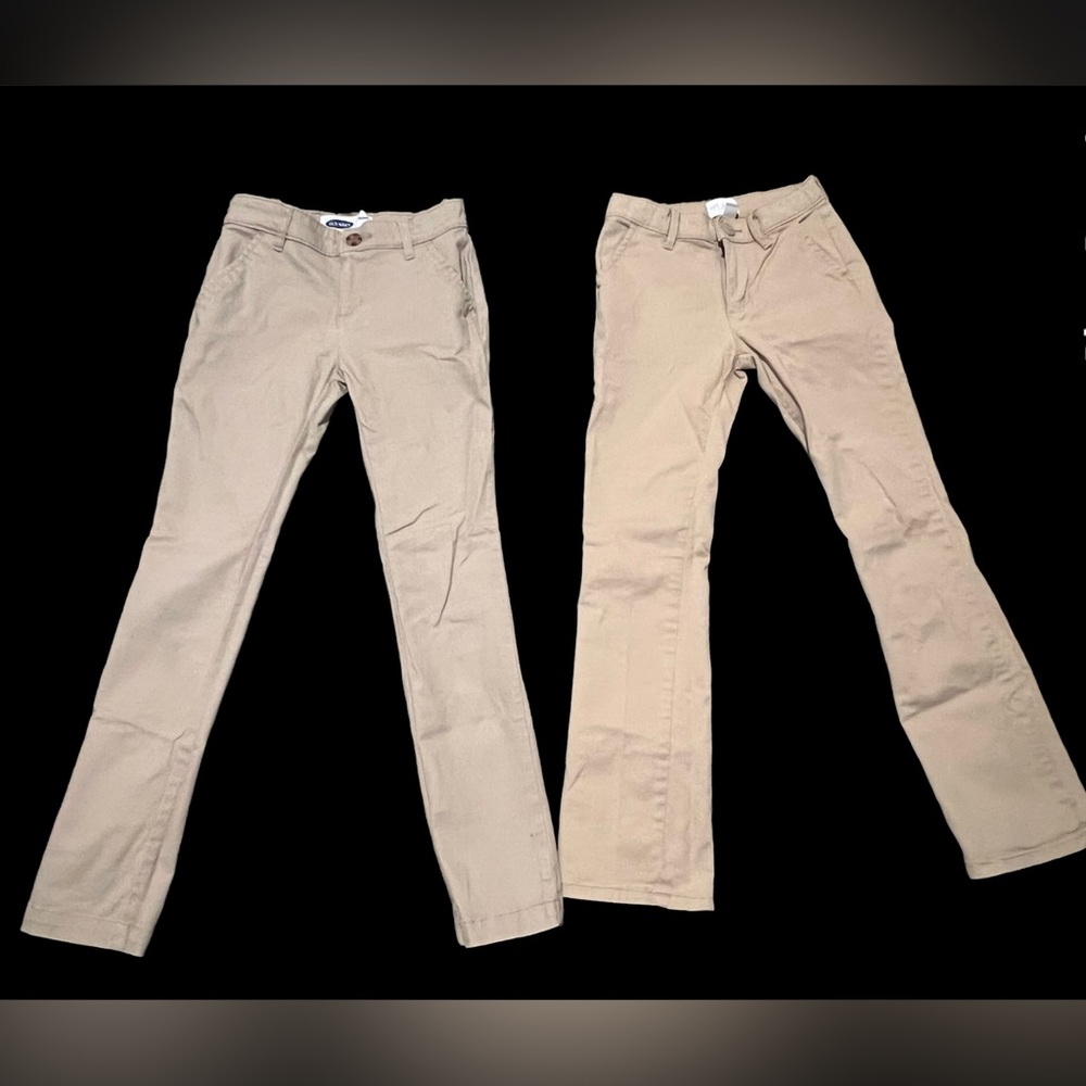 Girl pants. From Old Navy & The Childrens Place.